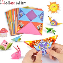 Balleenshiny Baby Speelgoed 3D 54 Pagina &#39;S Origami Cartoon Dier Boek Speelgoed Kids Diy Paper Art Baby Vroeg Leren Onderwijs Speelgoed