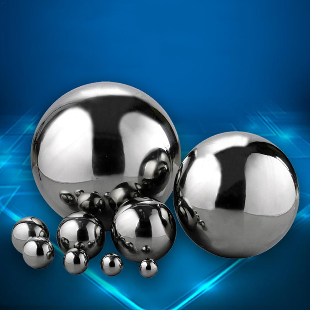 Zilver Dia 19-300mm 304 Roestvrij Staal Holle Bal Naadloze Spiegel Ball Sphere Home Yard Zwembad Decoratie ornamenten