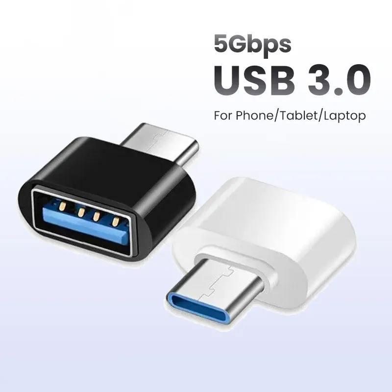Type C naar USB Adapter 3.0 USB-C 3.1 Mannelijke OTG A Vrouwelijke Data Connector Voor MacBook Pro iPad Mini 6/Pro MacBook Air Type C Apparaten