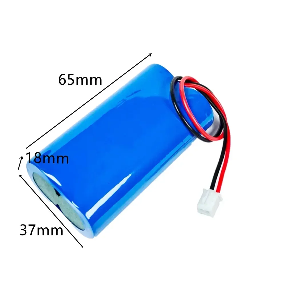 7.4V 18650 lithium battery 2600mAh/3000mAh 3500mAh Rechargeable battery pack megaphone speaker protection board+XH-2P Plug