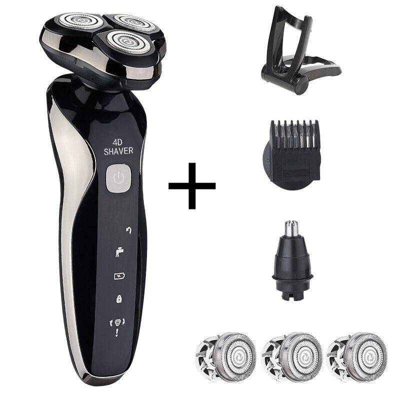 Heren Scheerapparaat Elektrisch Scheerapparaat Voor Mannen Machine Scheren Tondeuse Machine Multifunctionele 4 In 1 Scheermes Usb Opladen Epilator: 3013pt-a