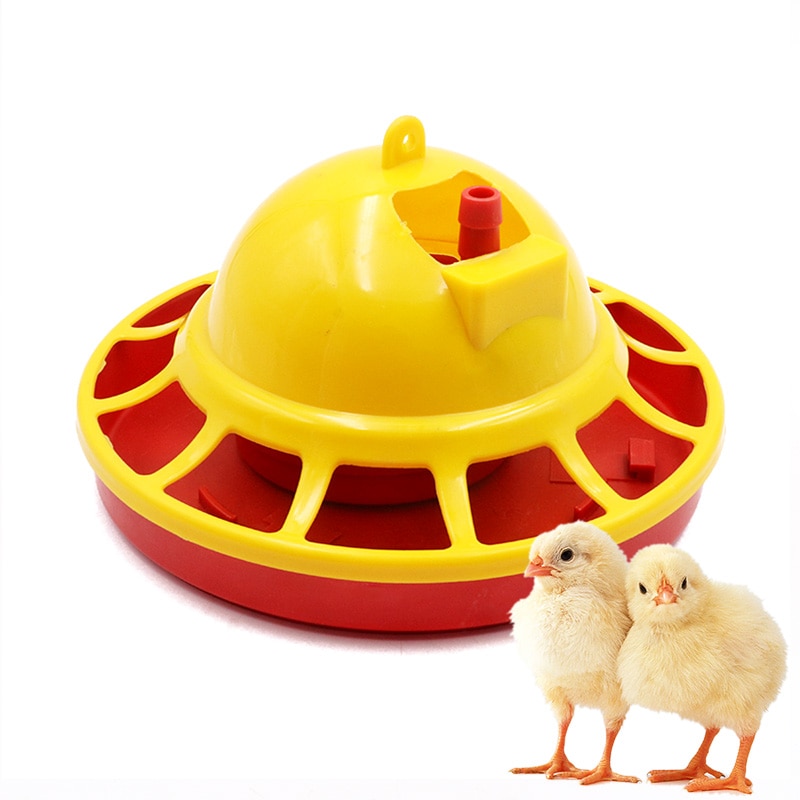 Automatic Chicken Feeder Waterer Fountain Chick Brooder Drinkers Set Poultry Feeder Cup Poultry Farming Feeding Watering Supply