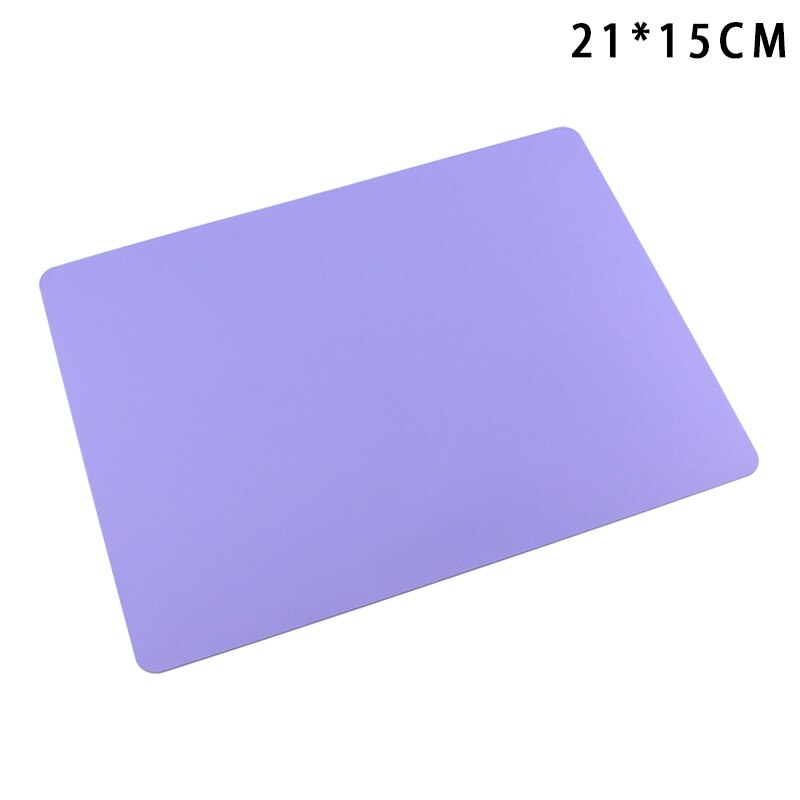 Write Pads Soft silicone Writing Pad Non-Slip Solid Color Writing Mat School Supplies KQS8: Purple