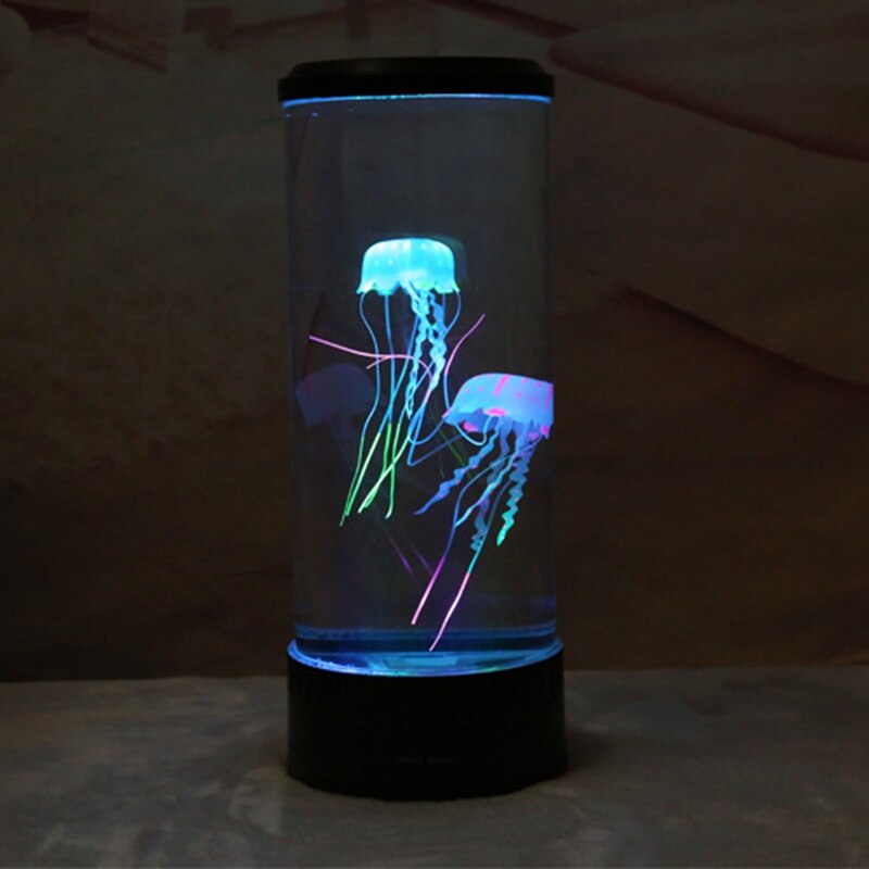 ! Lava Lamp,3D Lifelike Jellyfish Aquarium Tank Table Lamp, Futuristic Decor Mood Lamp For Room Mood Light For Relax