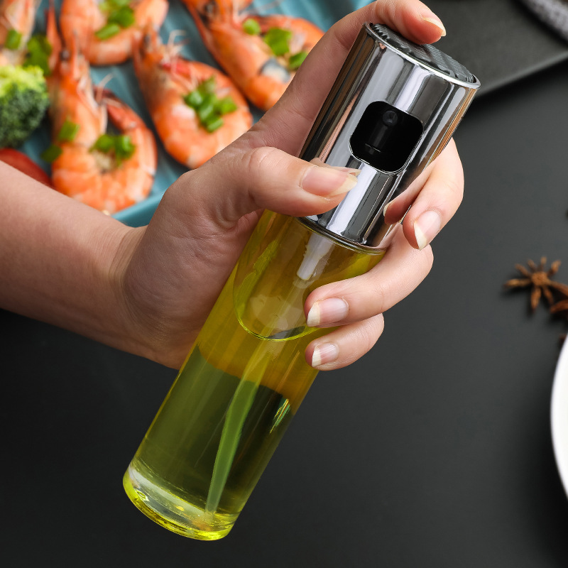 sprühen Flasche Glas Olivenöl Pumpe Sauciere BBQ Grill Spritzgerät BBQ Kochen Backen Essig sprühen Flasche Küche Werkzeuge