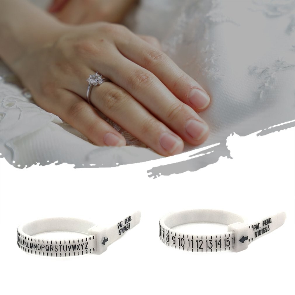 Ring Sizer Plastic Finger Sizing Measurement Belt Uk Ring Size Measurement Check Your Size Ring Sizer Measure Finger Size