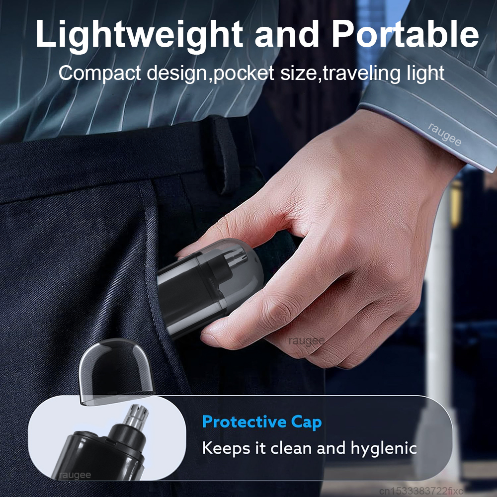 Elektrische neushaartrimmer Clipper Mini draagbare baardtrimmer voor mannen USB oplaadbare trimmer voor oor- en neuskapselmachine