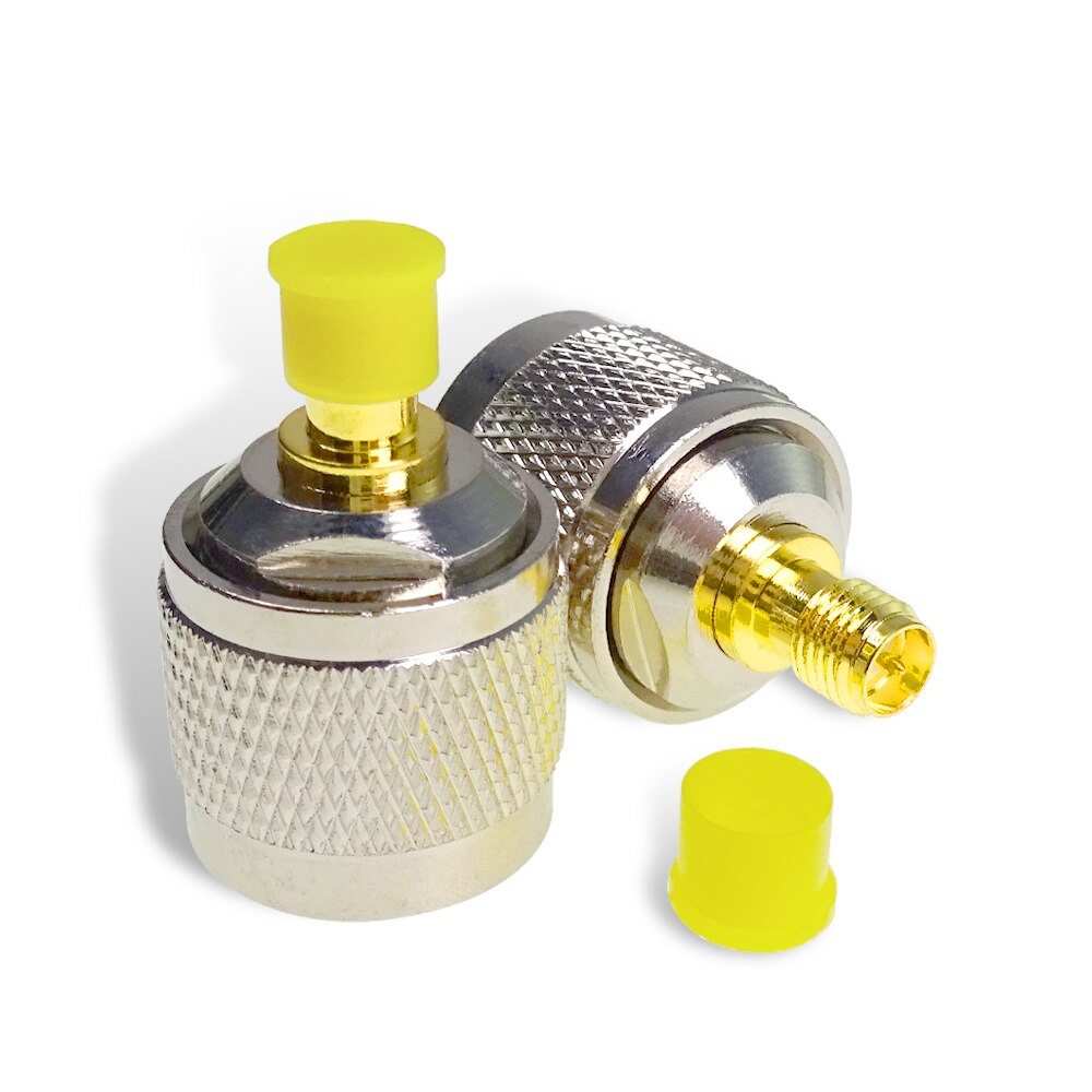 Cleqee sma to n liittimeen rf-sovitin n pistoke uros nikkelipinnoitus sma naaras kullattu pistoke suora 1pc