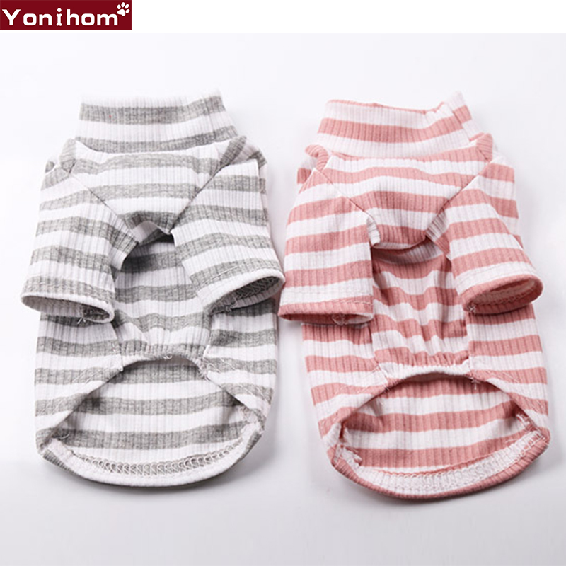 Ropa elástica de algodón para perros ropa de mascotas para verano, Primavera, ropa para perro barata, ropa suave para perros, Chihuahua, ropa para mascotas