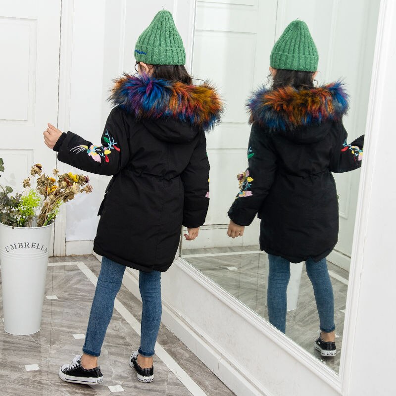Meisjes Winter Jas Koreaanse Kleding Down Katoen Gewatteerde Jas Kleding Voor Meisjes 11 12 13 Dik En Warm werkkleding