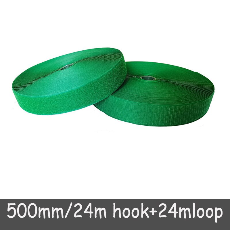50mm Width velcros no adhesive fastener stick clothing tape sewing magic hook loop sticker strip velcroing strap stick 24 meters: Color 07