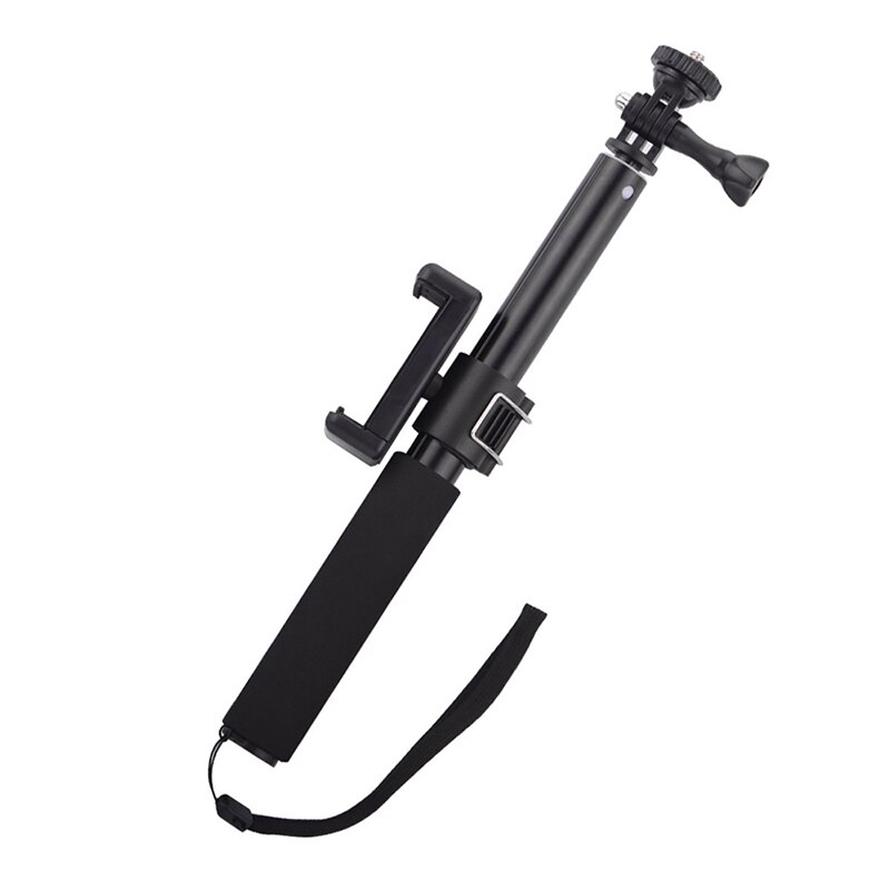 Extendable Monopod 30-93.5cm Selfie Stick Adjustable for Insta360 GO 2 Camera Frame Accessories with Phone Bracket