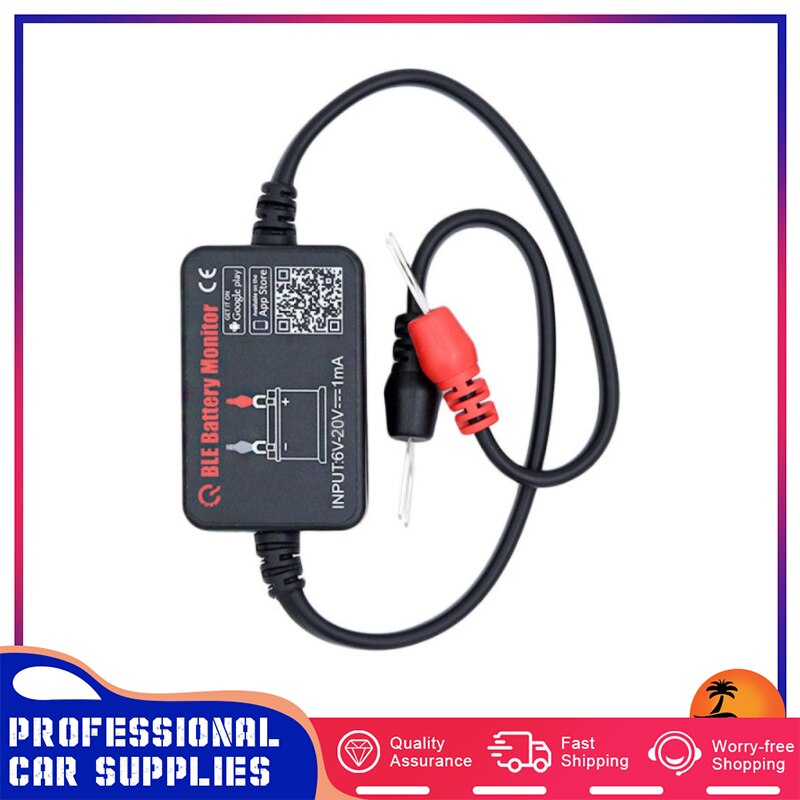 BM2 Battery Monitor Bluetooth Device 12V Battery Tester Analyzer Tool for All 12V Vehicle Boat Solar Battery Diagnostic Tool