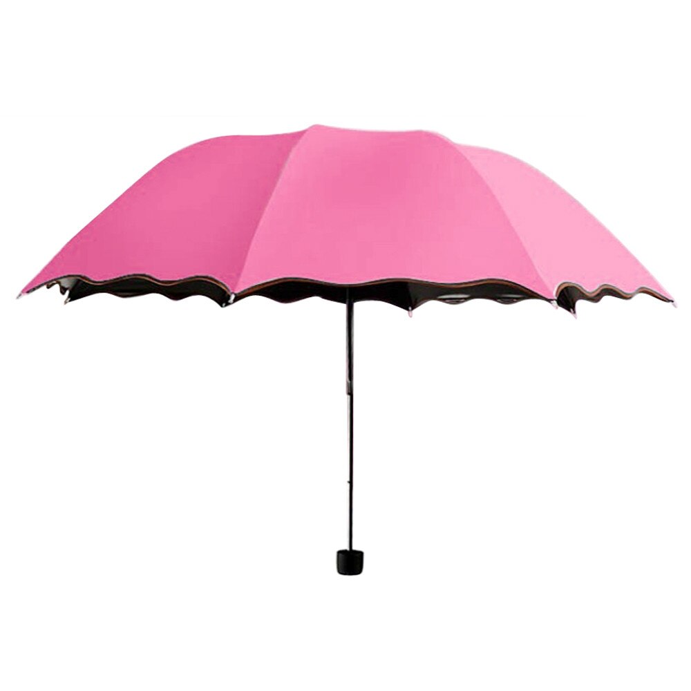 Cheap Umbrella Travel Parasol Folding Rain Windproof Umbrella Folding Anti-UV Sun/Rain Umbrella Female Parasol Umbrella: B