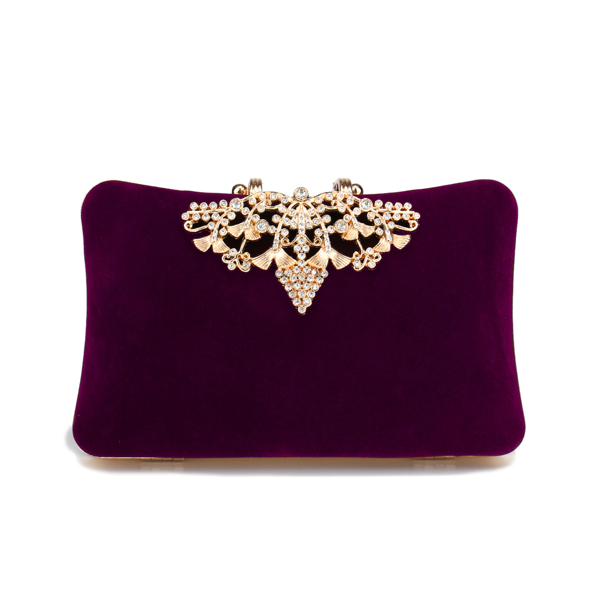 Gouden metalen ketting clutch diamanten lovertjes avondtassen glanzende casual glitter dameshandtassen zilveren clutch: MULTI