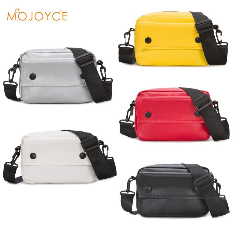 Effen schoudertas dames crossbody tas pu leer effen kleur brede schouder handtas