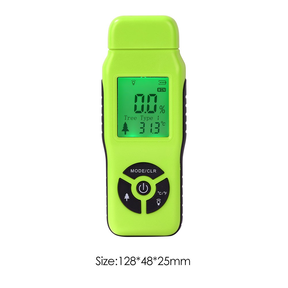 Wood Moisture Meter Humidity Tester Timber Damp Detector Paper Digital Wall Moisture Analyzer Range 2%~70%