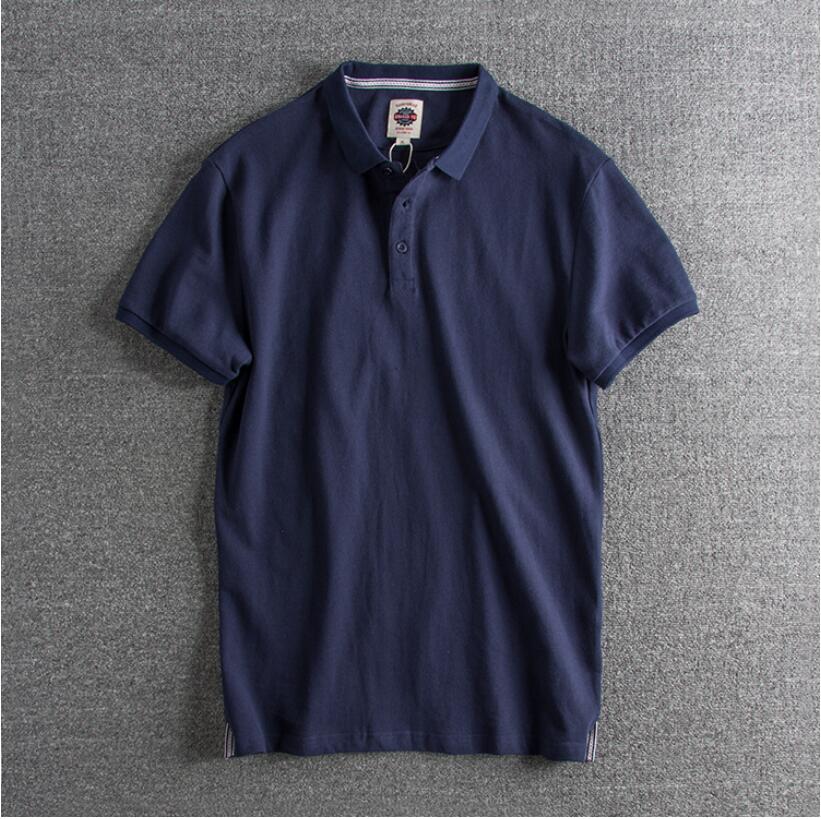 Clothing Men Polo Shirts Men Business Casual Solid Male Polo Shirt Short Sleeve Breathable Polo Shirts men