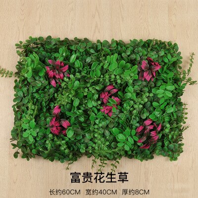 40*60cm Artificial Boxwood Hedges Panels Privacy Synthetic Balcony Fencing Ivy Fence Wall Home Garden Outdoor Decoration: H