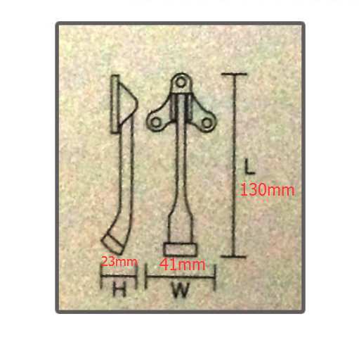 Strong Door Stop Wedge Door Catcher Stopper Wall Mounted Heavy Duty Doorstop