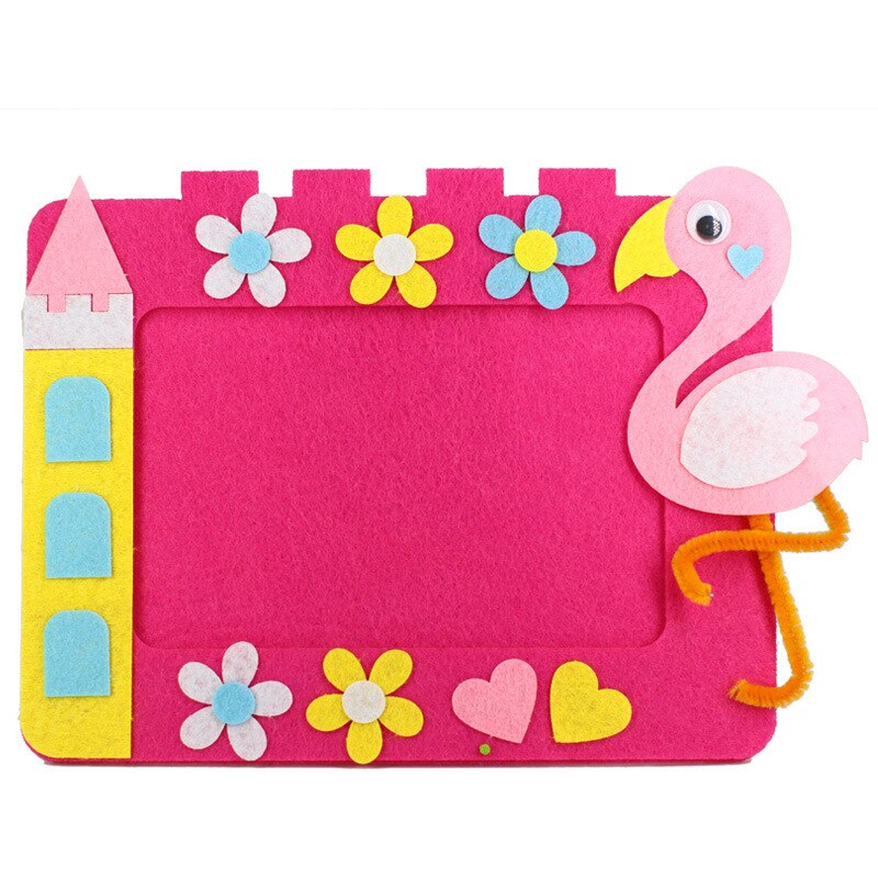 FAI DA TE Fatti A Mano Del Fumetto 3D Photo Frame Cornice Materiale Non Tessuto Cornici E Articoli Da Esposizione Giocattoli Per I Bambini Complementi Arredo Casa Bambini Artigianato E arti: Flamingo