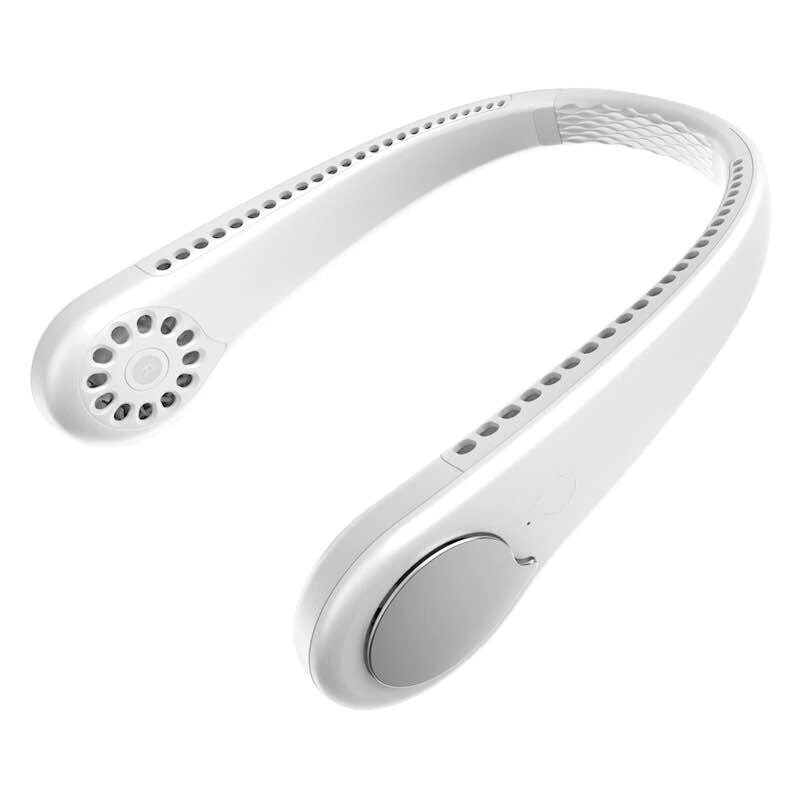 Wearable Lazy Sports Halter Fan Mini Hanging Neck Fan USB Rechargeable Cover Halter Sports Fan Air Cooler Outdoor