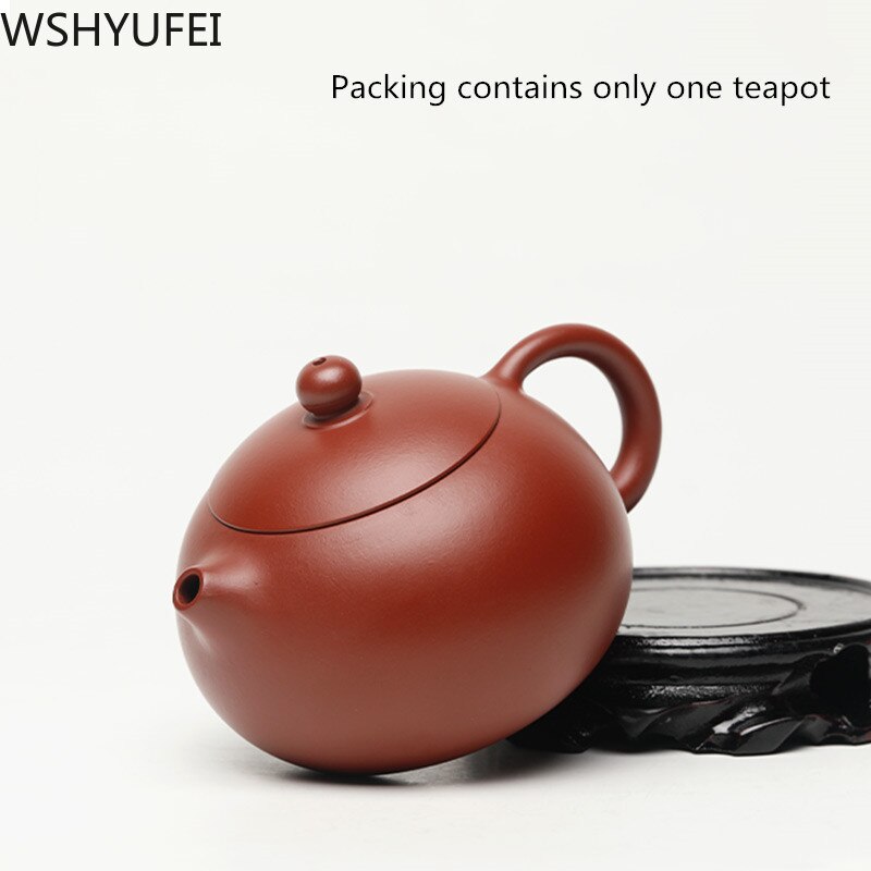 Chinese Yixing Thee Pot Paarse Klei Xishi Theepot Thee Zetgroep Beauty Waterkoker Handgemaakte Dahongpao Theewaar Thee Ceremony Supplies 180Ml