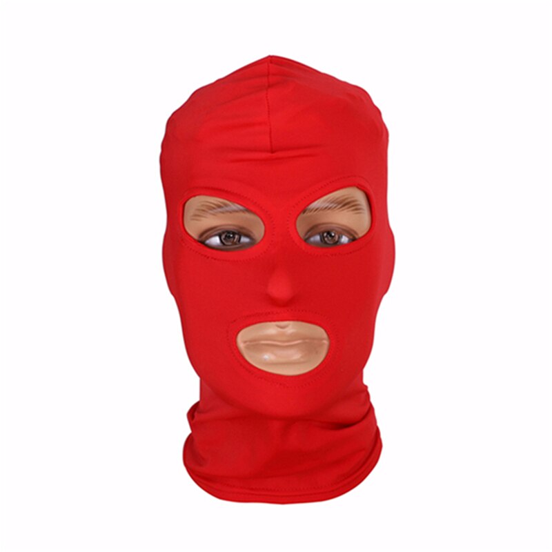 Cycling Cap With Acrylic Double Layer Knitted Face Mask Balaclava Hat Ski Army Stocking Winter Cap Beanie Hood