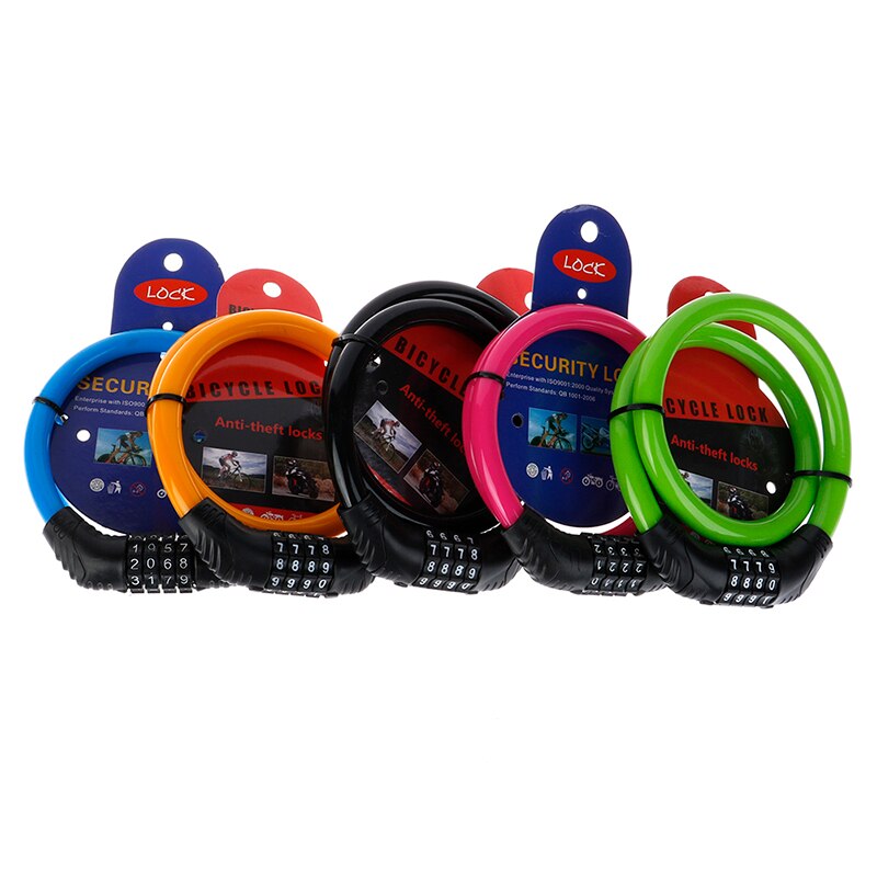JINHF Bike Lock 4 Digit Code Combination Electric Bicycle Lock Bicycle motorcycle Security Lock Anti-theft Lock Password Lock