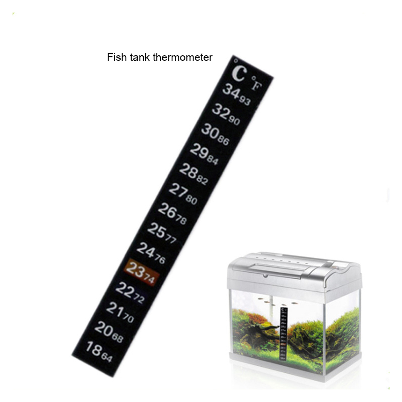 Aquarium Aquarium Thermometer Temperatuur Sticker Aquarium Accessoires Digitale Dual Scale Stick-on Duurzaam