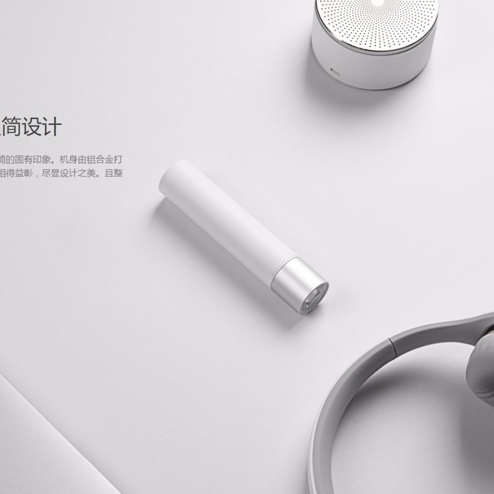 Xiaomi-linterna portátil Original, con modos de luminosidad ajustables, cabezal de lámpara giratorio con carga USB de 3350mAh, para exteriores, para casa inteligente #