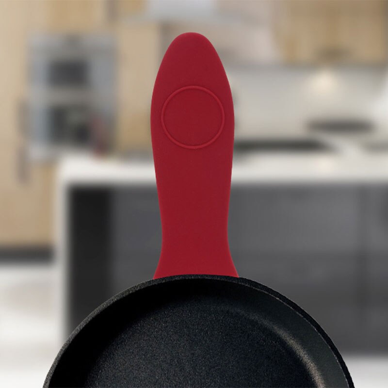 Verdikte Siliconen Pot Handvat Siliconen Pot Handvat Cover Pot Handvat Cover Anti-Slip Soft Handvat Cover Pot Handvat Cover