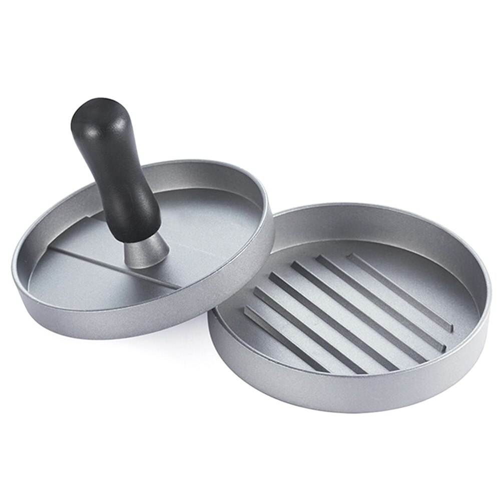 Runda non-stick hamburgare kött tortilla paj maker press kök matlagning verktyg