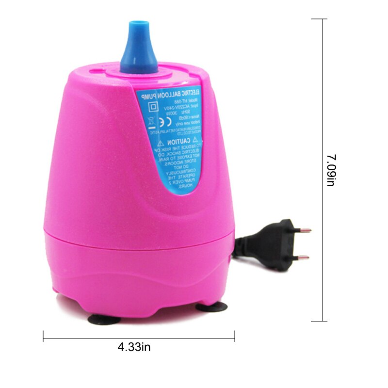 Auporo Eu Plug Dubbele Gat Ac Opblaasbare Elektrische Balloon Pump Air Ballonnen Pomp Elektrische Verjaardag Ballon Pomp Inflator