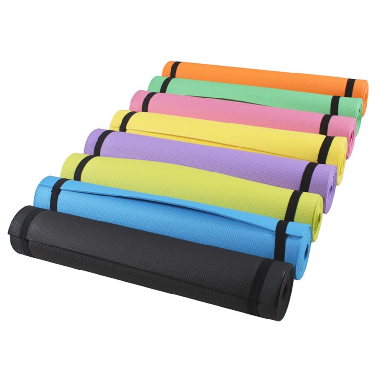 Yoga Mat Met Antislip , Extra Grip Eenvoudige Effen Kleur Fitness Oefening Mat