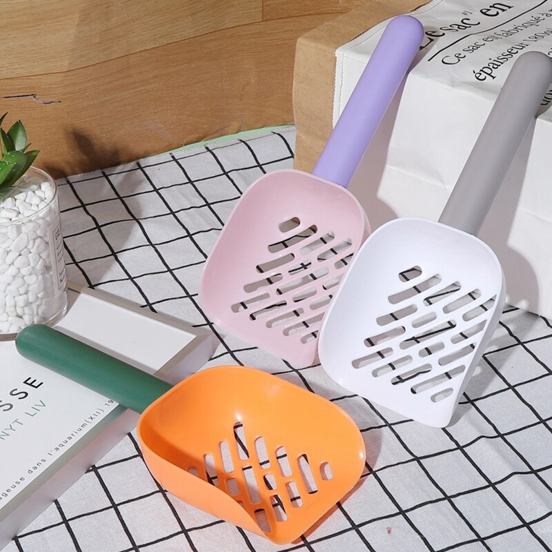 Plastic Pet Litter Scoop Easy to Clean Smooth Hollow Kitten Scooper Dog Cat Shovel Waste Dog Puppy Litter Legendog