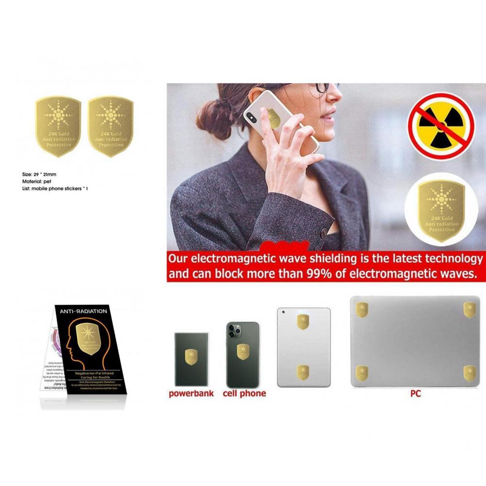 Sicherer, leistungsstarker und langlebiger schutzaufkleber für handys und andere elektronische geräte, abnehmbarer antistrahlungsaufkleber für tablets