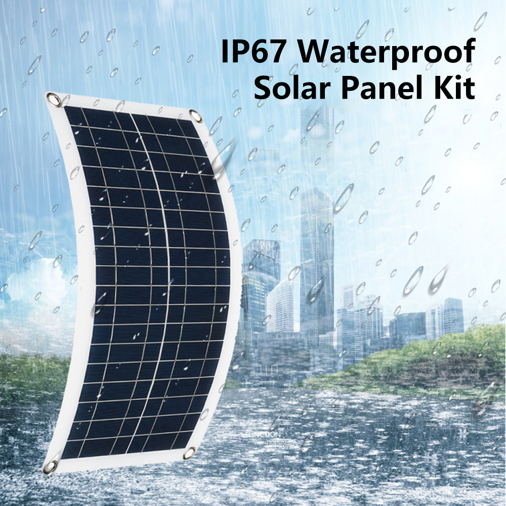 Cargador y mantenedor de batería Solar de 1000W y 12 V, Kit de carga de Panel Solar portátil de 12 voltios para coche, barco automotriz, RV, marino
