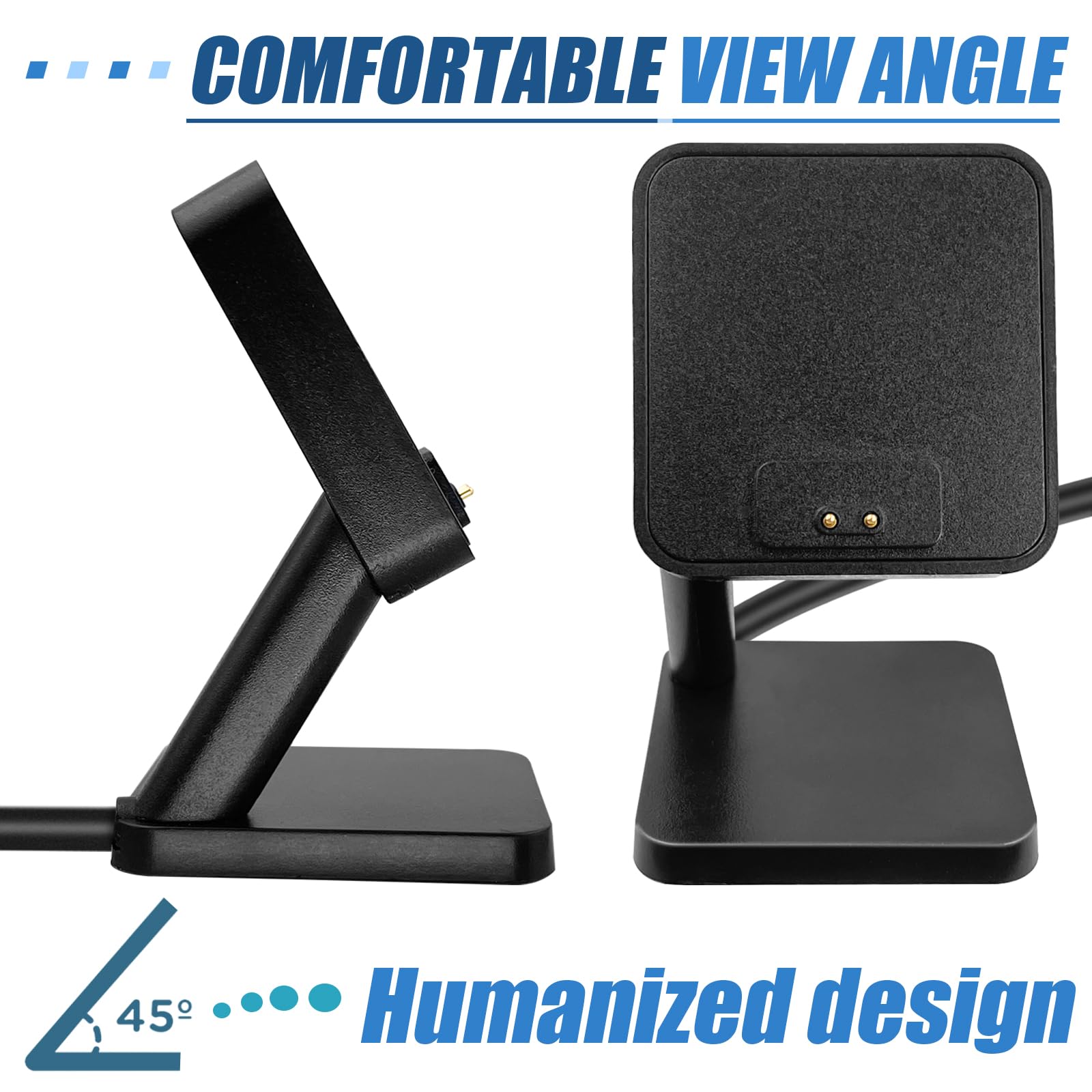 Charger Dock for Xiaomi Mi Band 8 Pro Smartwatch Magnetic Charging Stand with 3.3 Feet USB Charger Cable for Xiaomi Mi Band 10/9