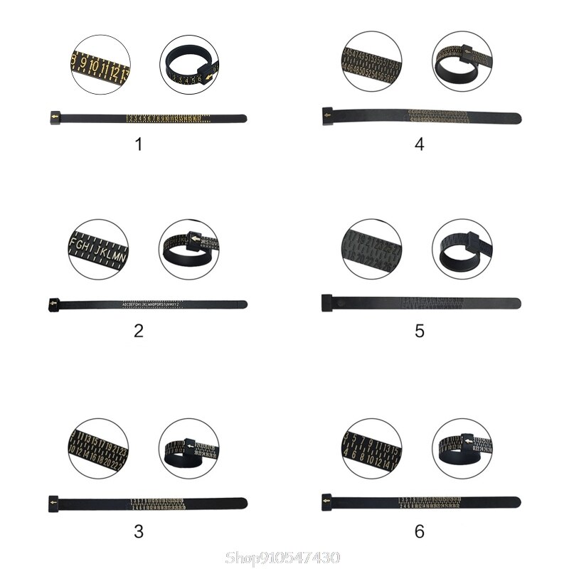 Doigt de mesure anneau Standard cercle US/Hong Kong/japon/Europe/royaume-uni ruban règle bijoux accessoire mesure jauge outil D30 directe