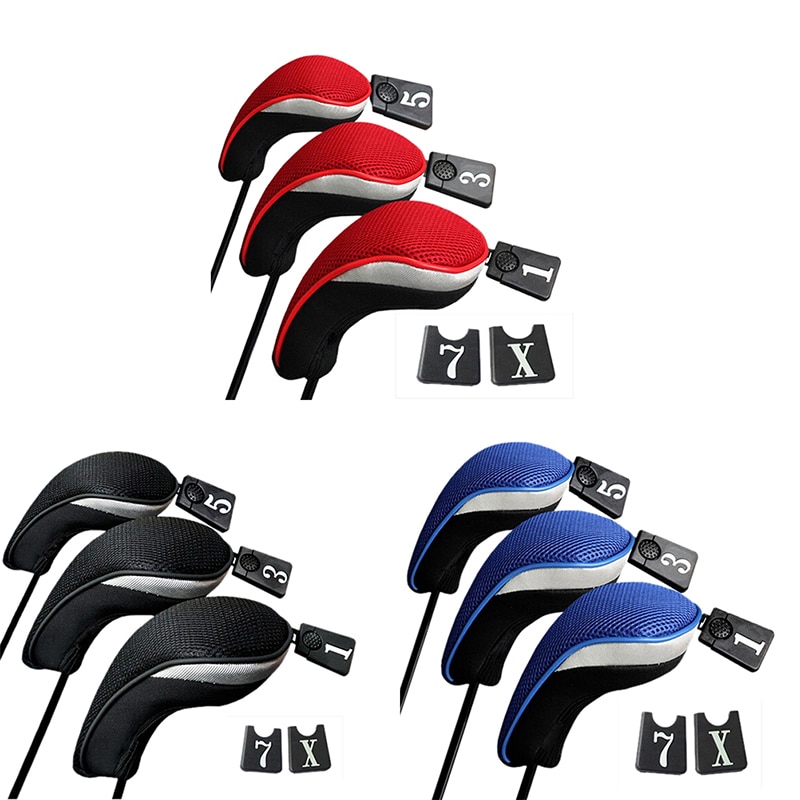 3 Pçs/set Cabeças de Clube Capa Mole de Madeira Clube De Golfe Motorista Professinal Cobre a Cabeça do Golfe Headcovers Proteja Set 3 Cores