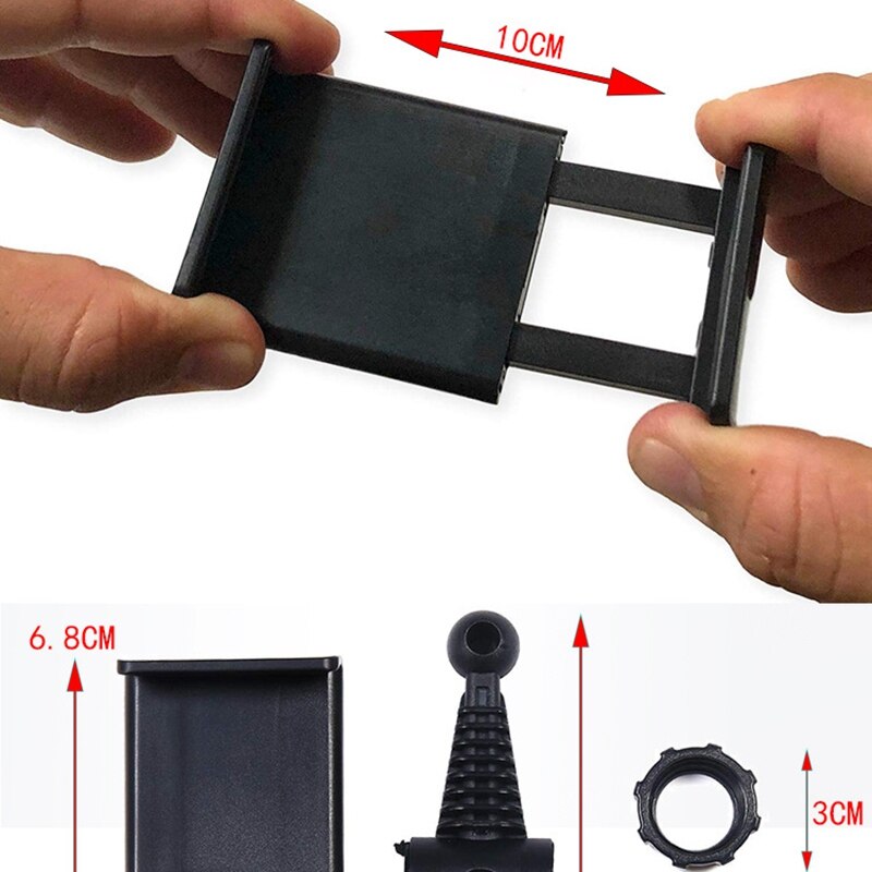 Golf Mobile Phone Holder Clip Alignment Stick Cell Phone Clip Holder for Golf Trolley Car Holder Easy