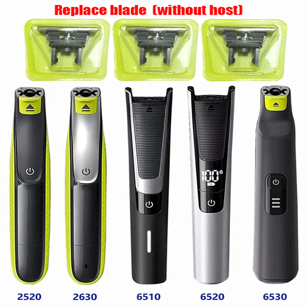 Recortador de pelo de nariz/hoja para cuchilla de repuesto, cabezal de afeitadora de barba Q2520 Q2530 Q2630 Q6510 Q6520 Q2523