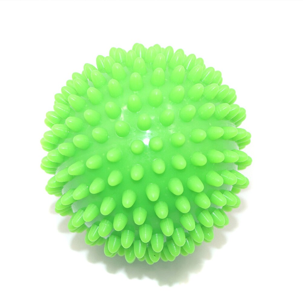 Durable PVC Spiky Massage Ball Trigger Point Sport Massage Ball Roller Pain Relief for Body Yoga Fitness Pilates Muscle Foot: green   9cm