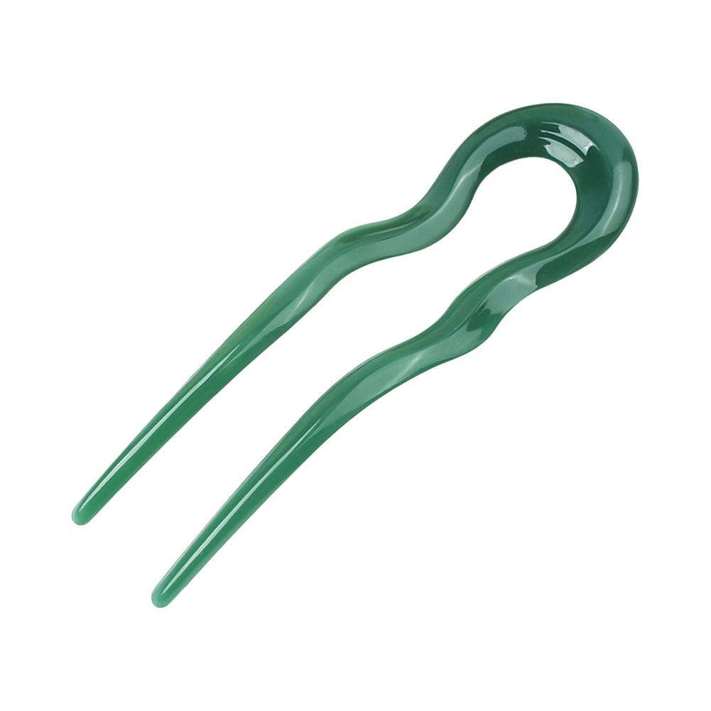 13cm French Hair Pin For Thick Thin Hair U-shaped French Twist Stick Hair Fork Chignons Pins Women Long Hair-Styling Accessories: black