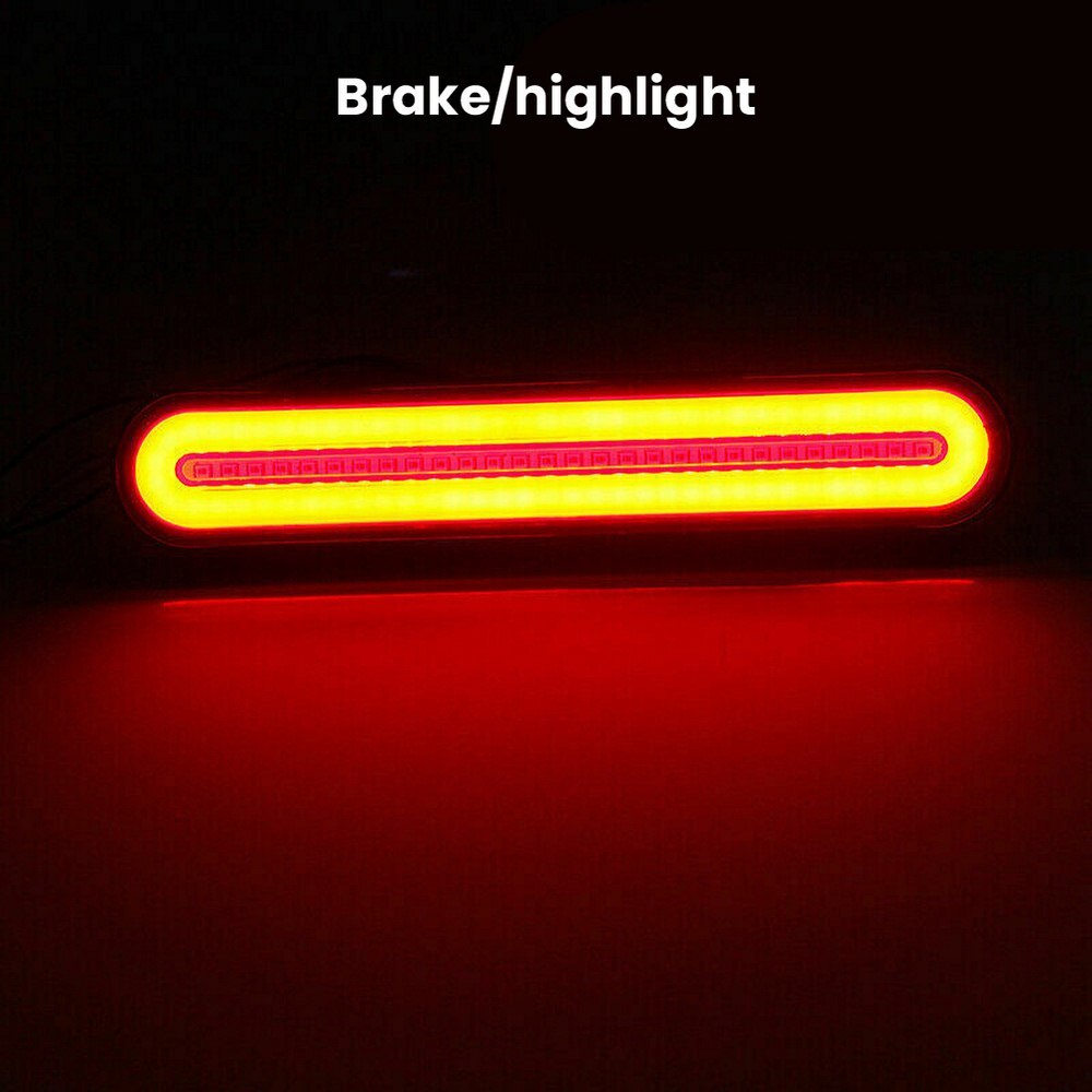 Intelligent upgrade LED car trailer light bar tail brake flow turn signal light four modes trailer light rear side light