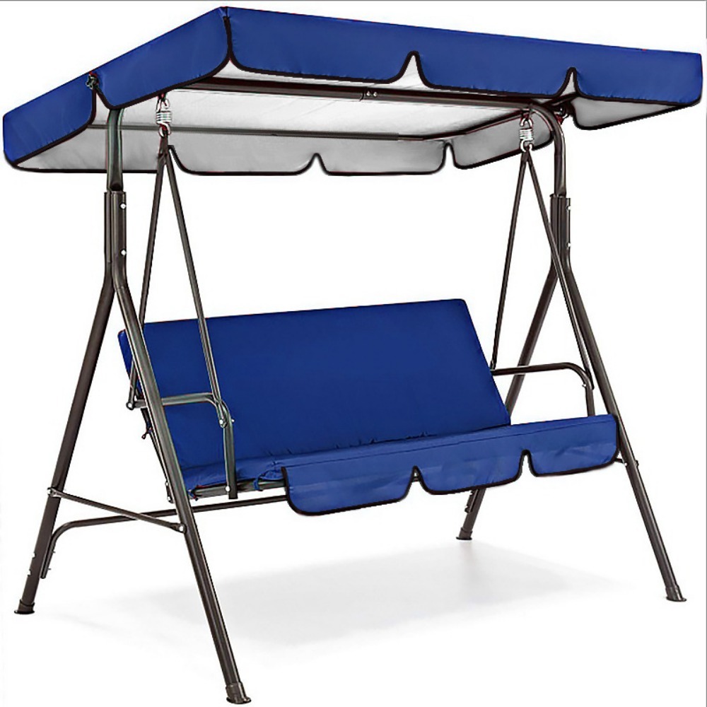 Capa de dossel de balanço à prova de sol com proteção contra poeira proteção UV jardim e terraço balanço capa superior protetor de balanço ao ar livre: YELLOW