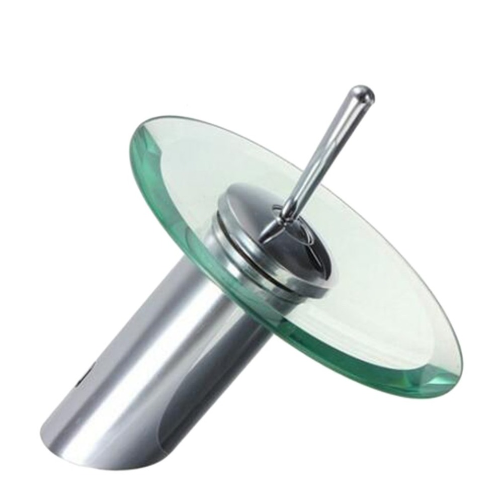 Filtre à eau salle de bains cuisine évier rond cascade robinet en laiton Chrome bassin robinet mitigeur et froid