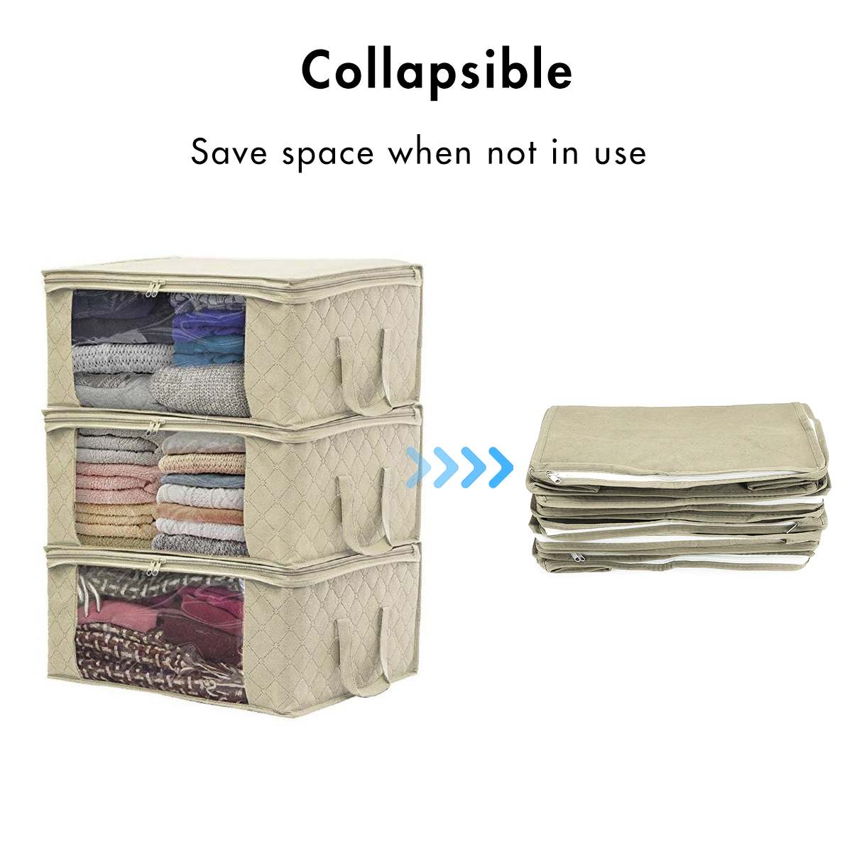 Lade-organizer systeem 6-delig lade-organizer opvouwbare opbergdozen v