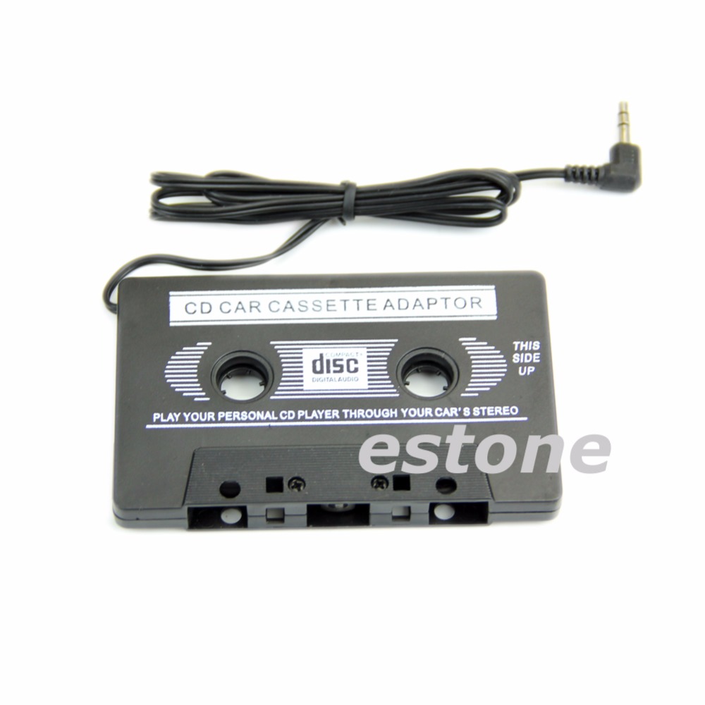 Tape Cassette to 3.5mm AUX Car Audio Adapter for iPod Video/MP3/CD/DVD